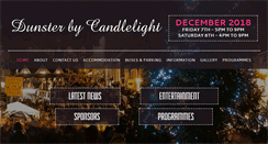 Desktop Screenshot of dunsterbycandlelight.co.uk